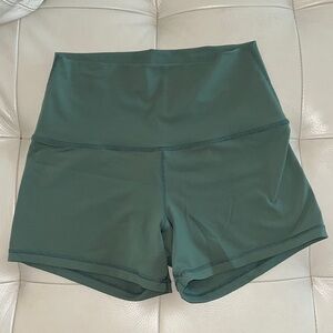 Born Primative New Heights Booty Shorts - Athletic Workout Gym Crossfit - Green